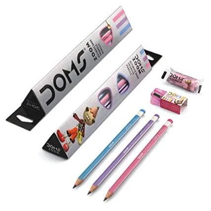 DOMS Zoom Ultimate Dark Triangle Pencils Pack of 5 Boxes