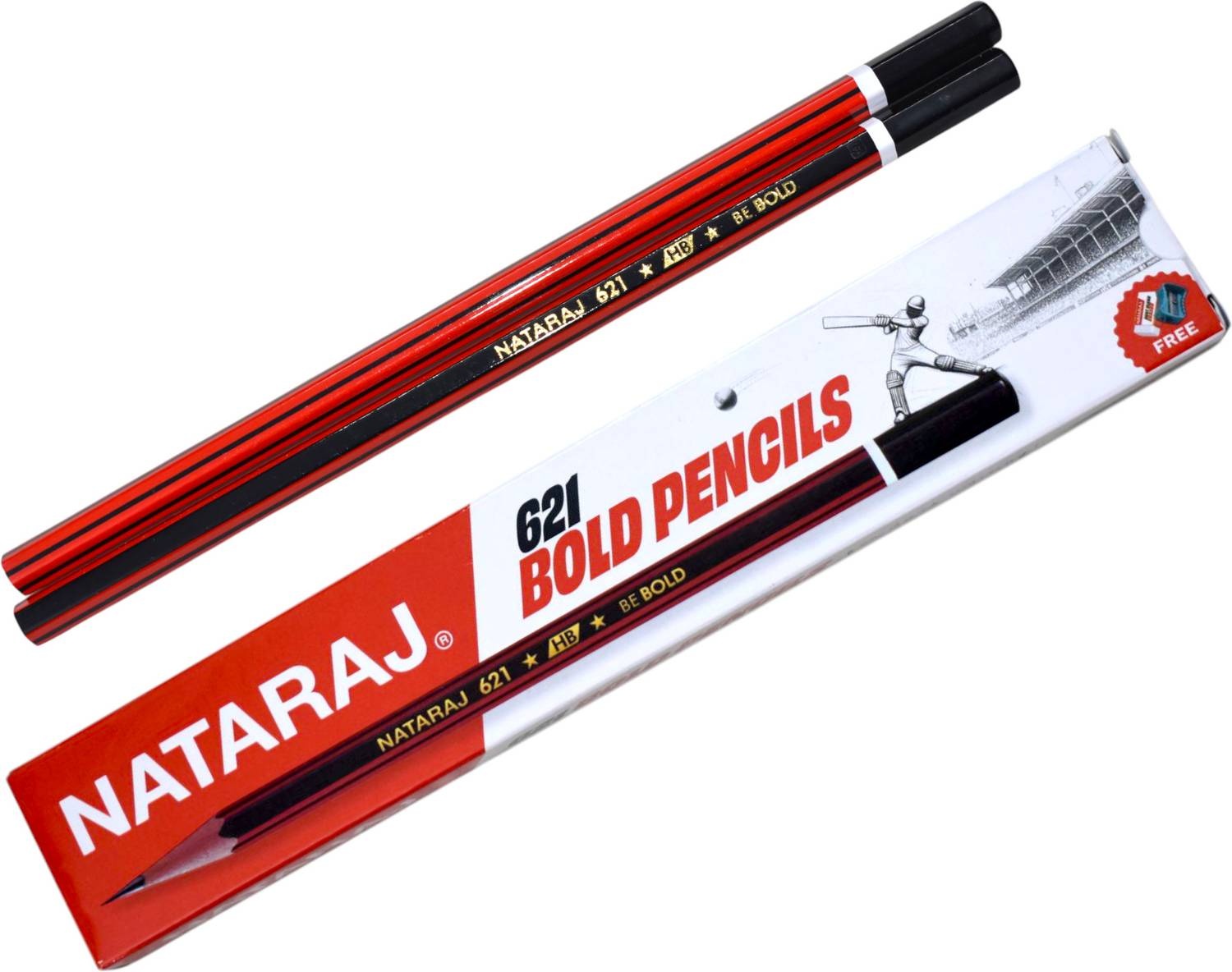 Nataraj 621 HB Be Bold Pencils Pack of 5 Boxes