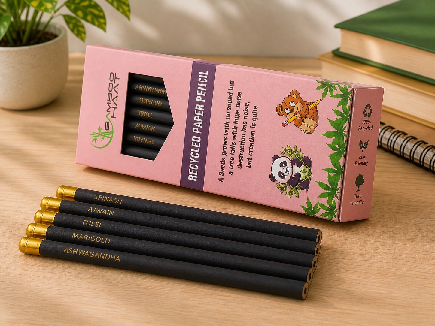 recycled paper pencil