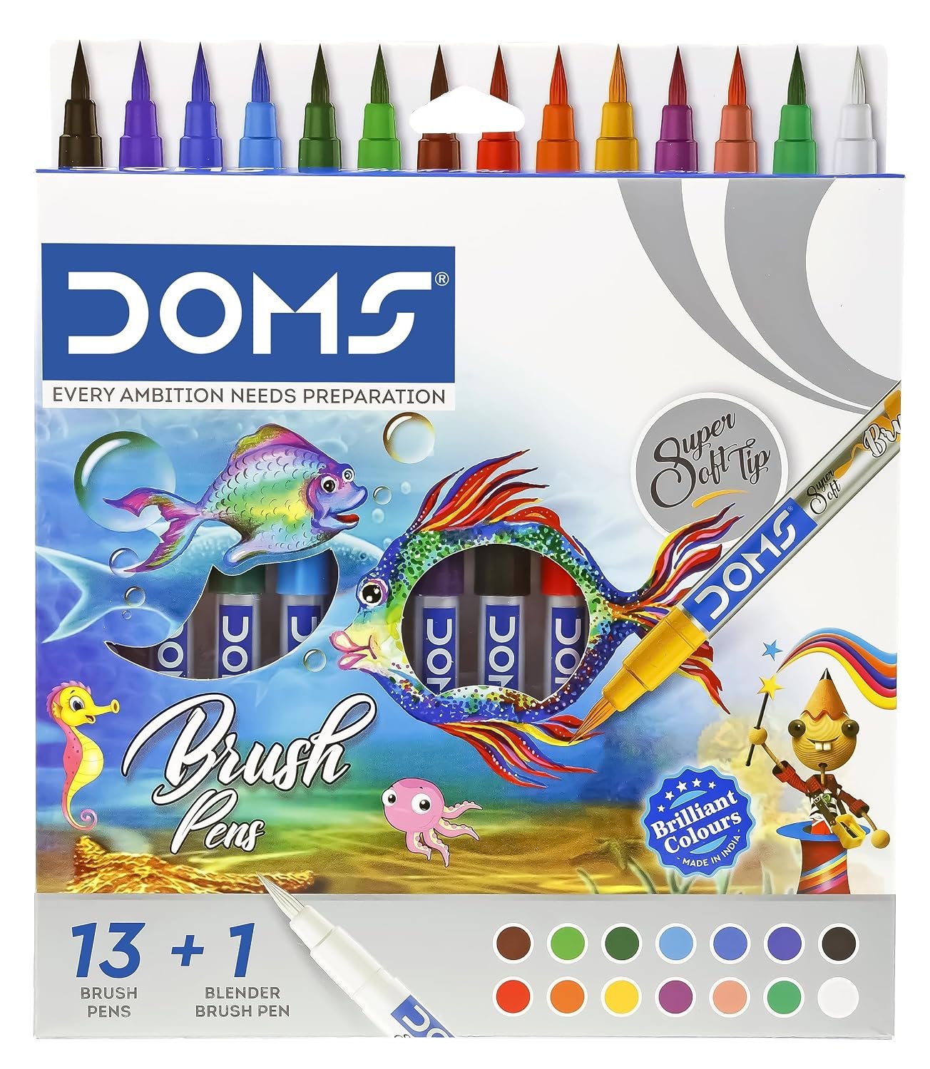Doms Brush Pens 14 Shade Set