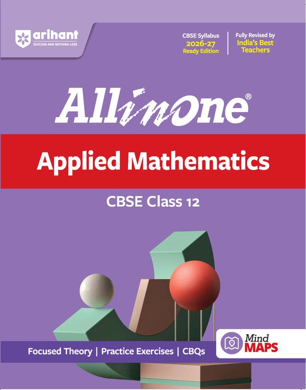 Arihant All In One Applied Mathematics CBSE Class 12 2026-27 Book Cover
