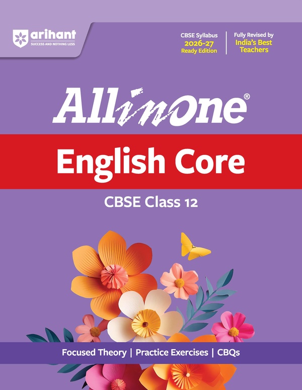 Arihant All In One English Core CBSE Class 12 2026-27 Book Cover