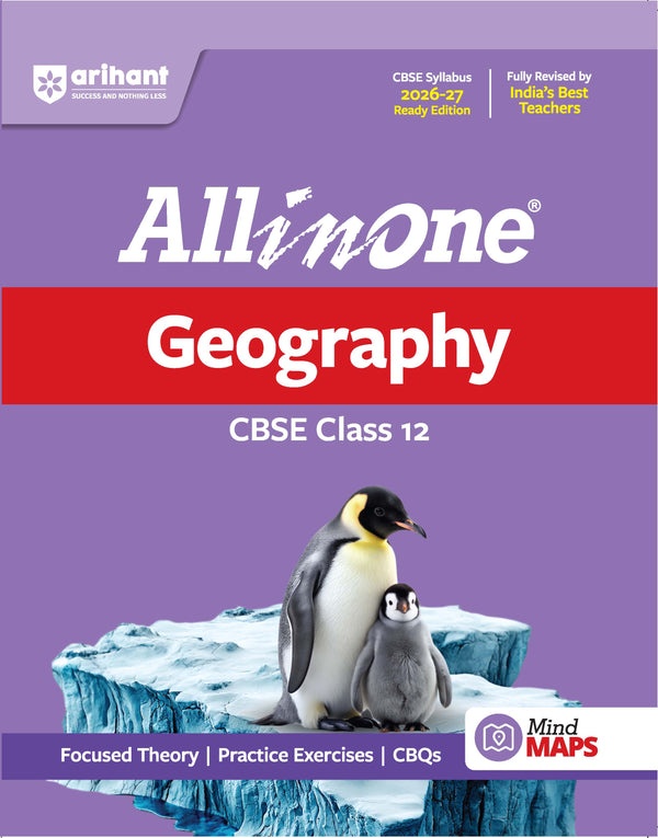 Arihant All In One Geography CBSE Class 12 2026-27 Book Cover