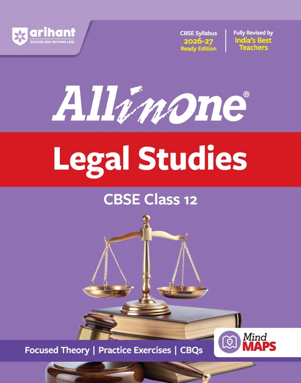 Arihant All In One Legal Studies CBSE Class 12 2026-27 Book Cover