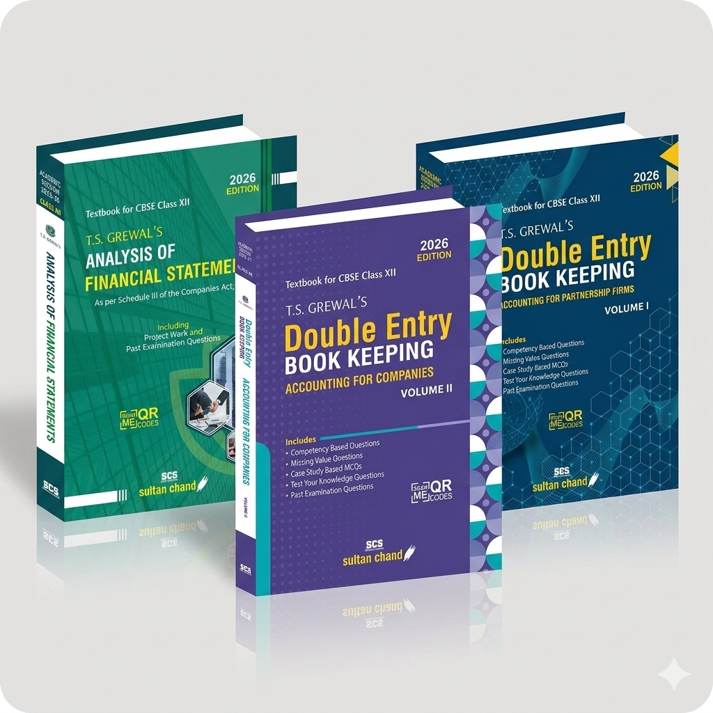 TS Grewal Class 12 Accountancy 3-in-1 Combo 2026 Edition Cover