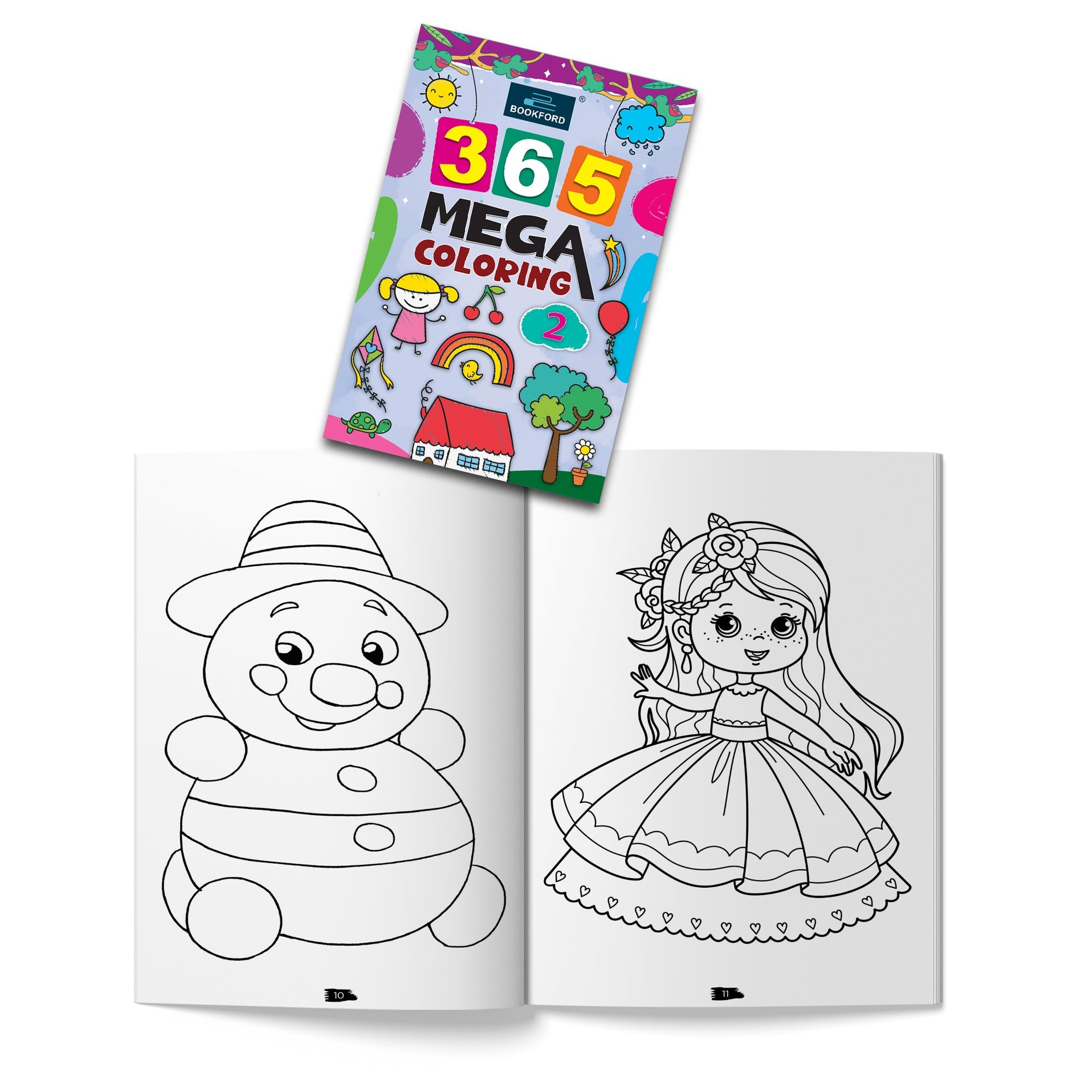 365 Mega Coloring 2 by Bookford Publications
