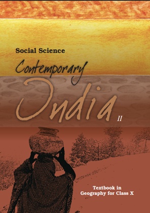 NCERT Contemporary India II Geography Class 10 Book Cover