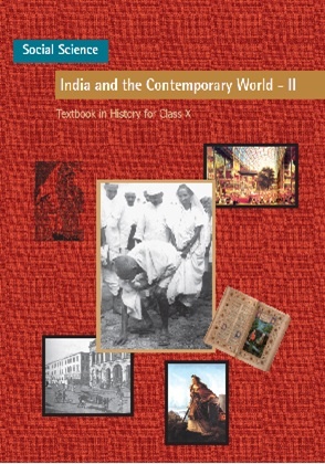NCERT India and the Contemporary World II History Class 10 Book Cover