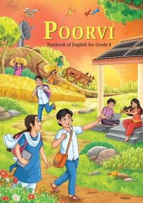 NCERT Poorvi English Class 8 Book Cover