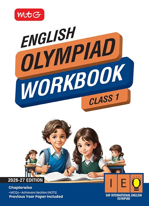 English Olympiad Workbook Class 1 Book Cover