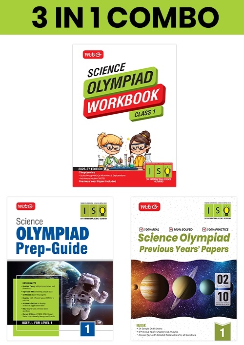 Science Olympiad 3-in-1 Combo Class 1 Book Cover